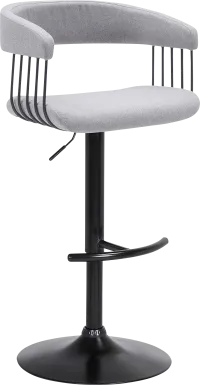 Jariya Light Gray Adjustable Barstool