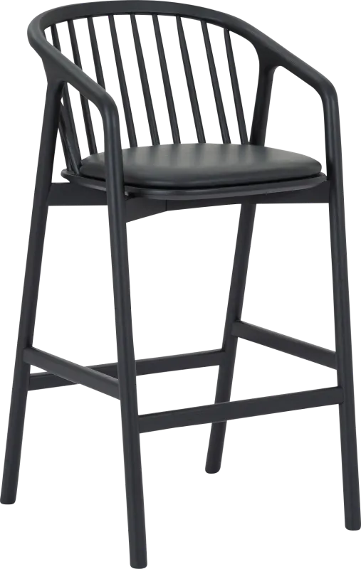 Savafait Black Barstool