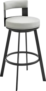 Camver Gray Swivel Barstool