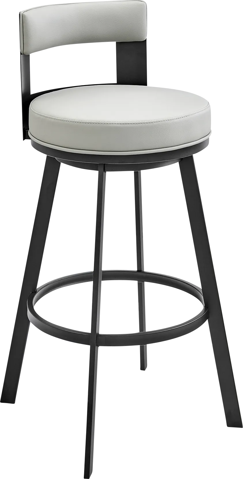 Camver Gray Swivel Barstool - Image 1