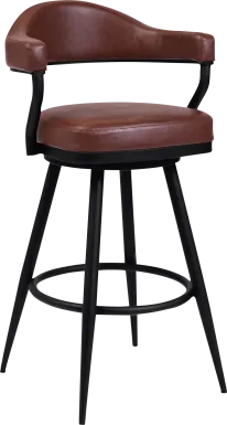 Casgus Brown Swivel Barstool