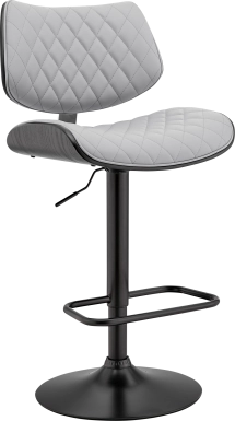 Brotois Gray Adjustable Barstool