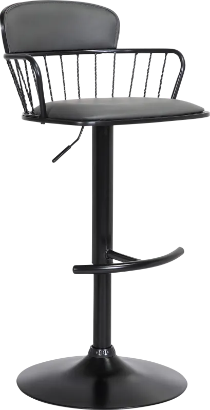 Suscroft Gray Adjustable Barstool