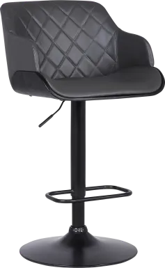 Brirey Gray Adjustable Barstool
