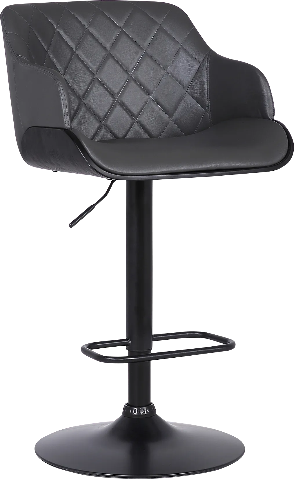 Brirey Gray Adjustable Barstool - Image 1