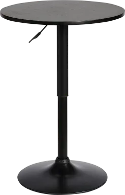 Outdoor Rihana Black Adjustable Pub Table