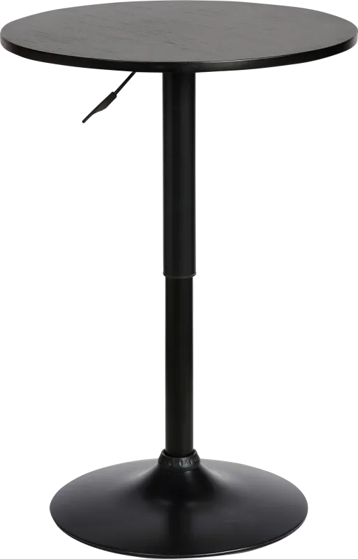 Outdoor Rihana Black Adjustable Pub Table