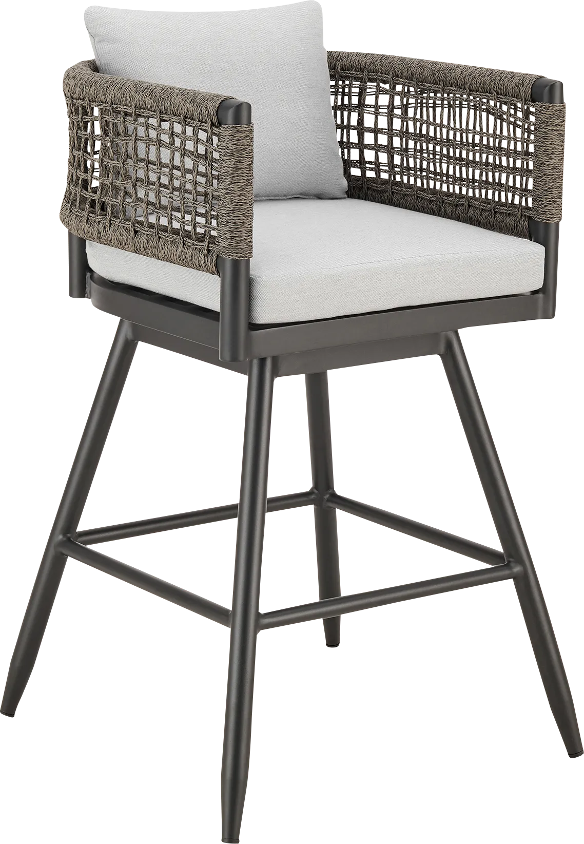 Outdoor Quarrylane Gray Barstool - Thumbnail - Image 1
