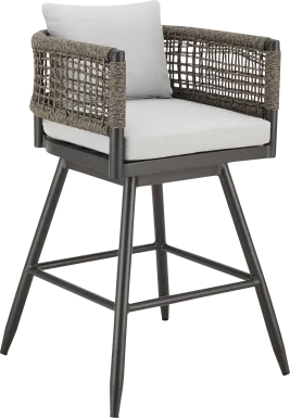 Outdoor Quarrylane Gray Barstool