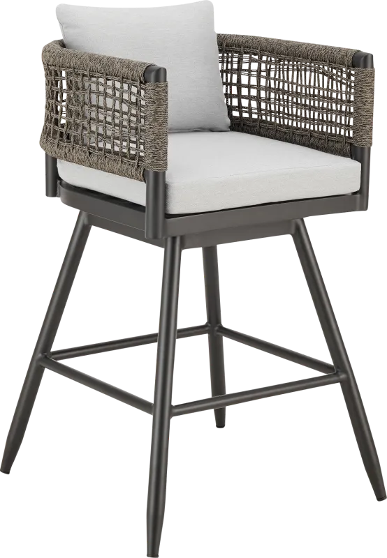 Outdoor Quarrylane Gray Barstool