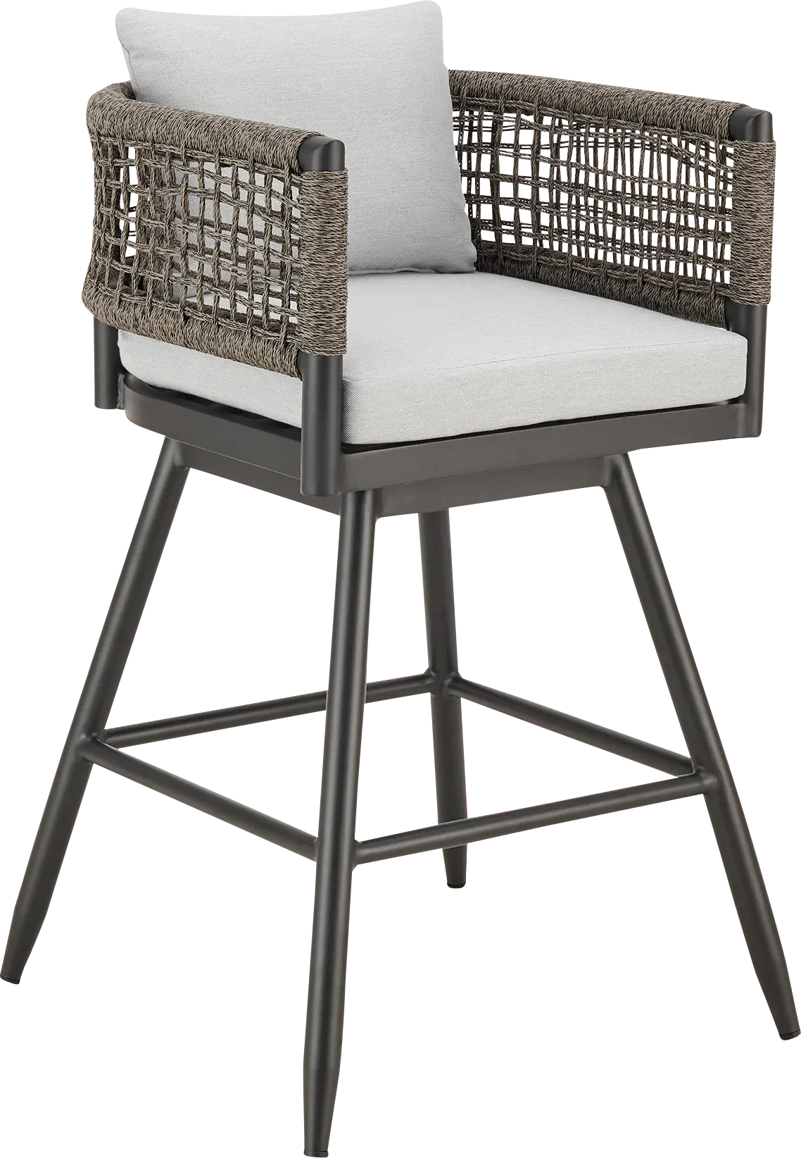 Outdoor Quarrylane Gray Barstool