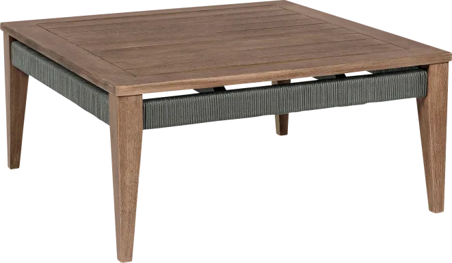 Outdoor Plymilem Brown Cocktail Table