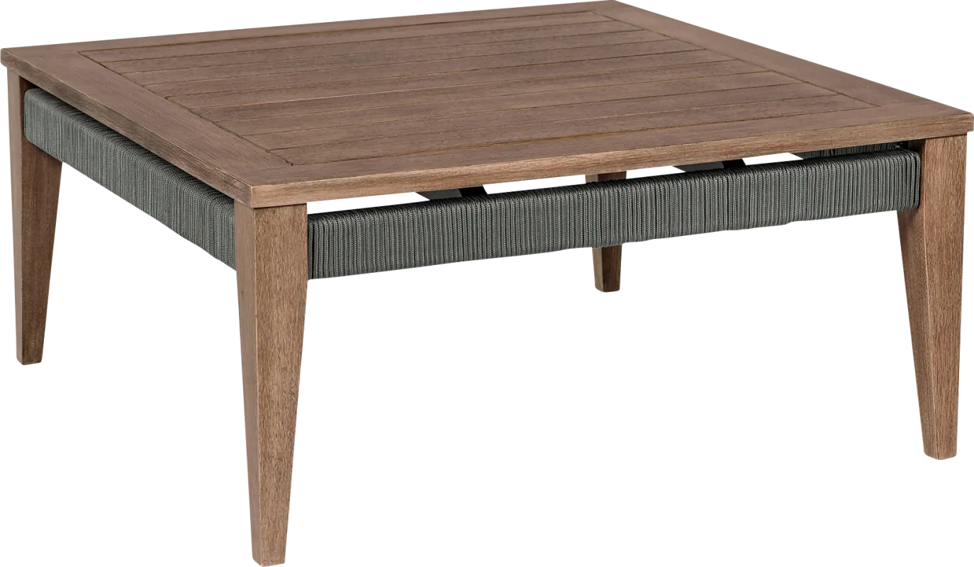 Outdoor Plymilem Brown Cocktail Table