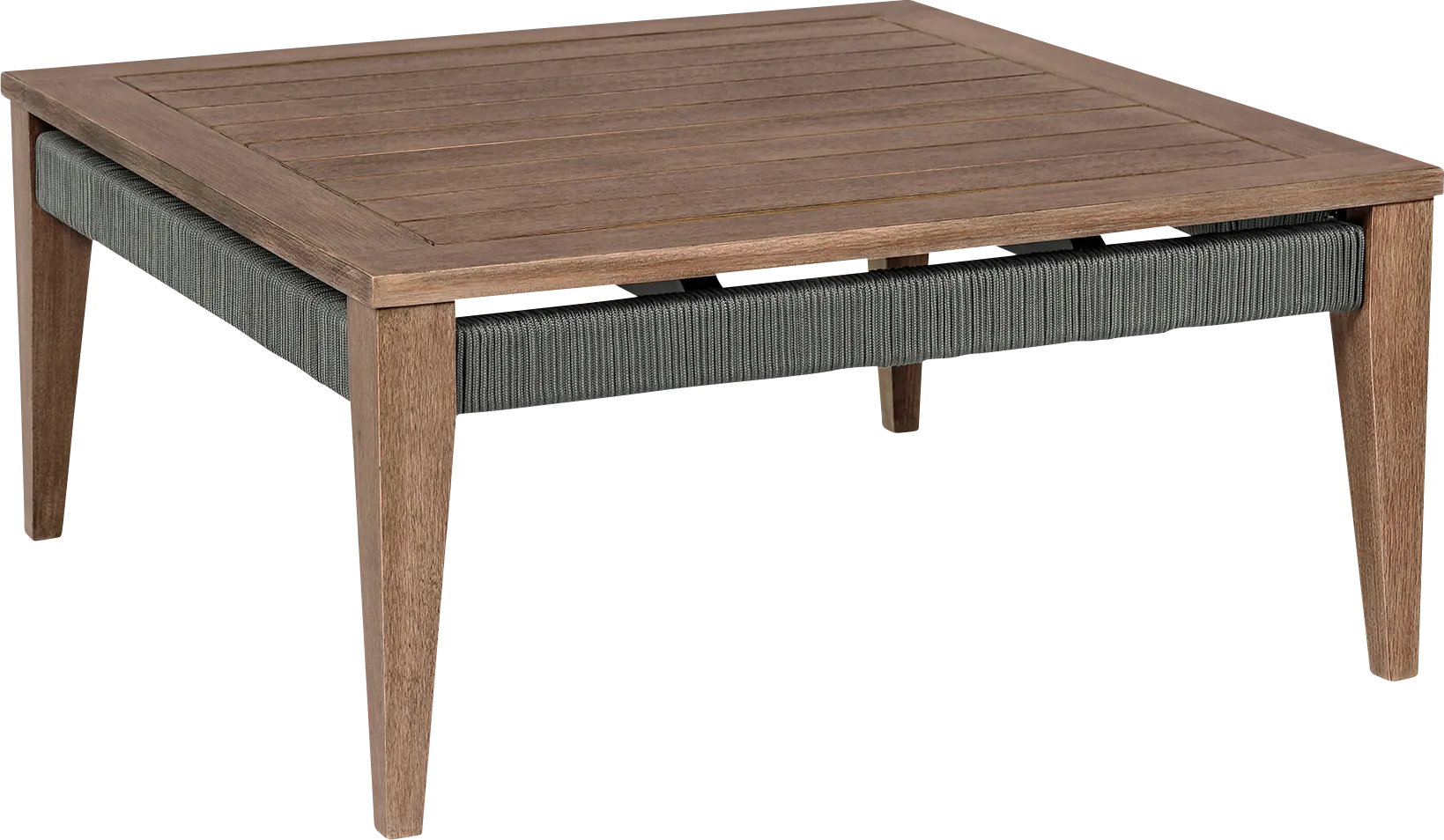 Outdoor Plymilem Brown Cocktail Table - Image 1