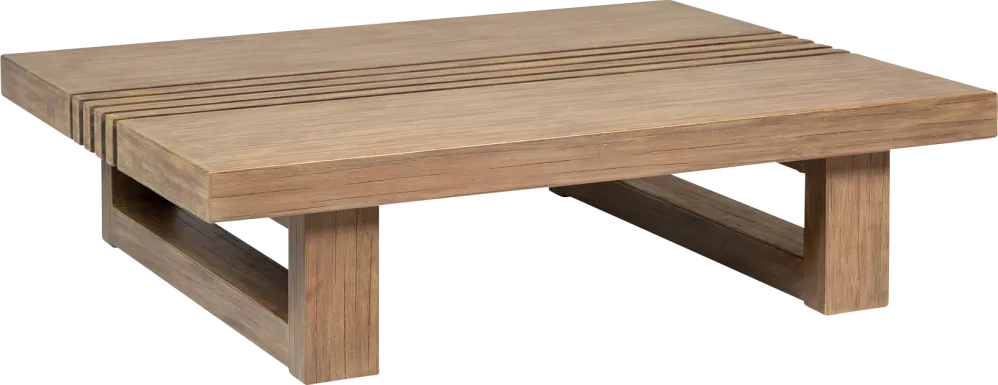 Outdoor Lunenton Brown Cocktail Table