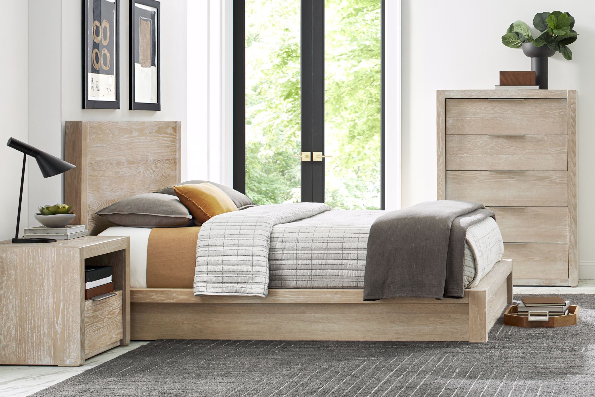 Easton Park Natural 5 Pc Queen Bedroom - Image 1