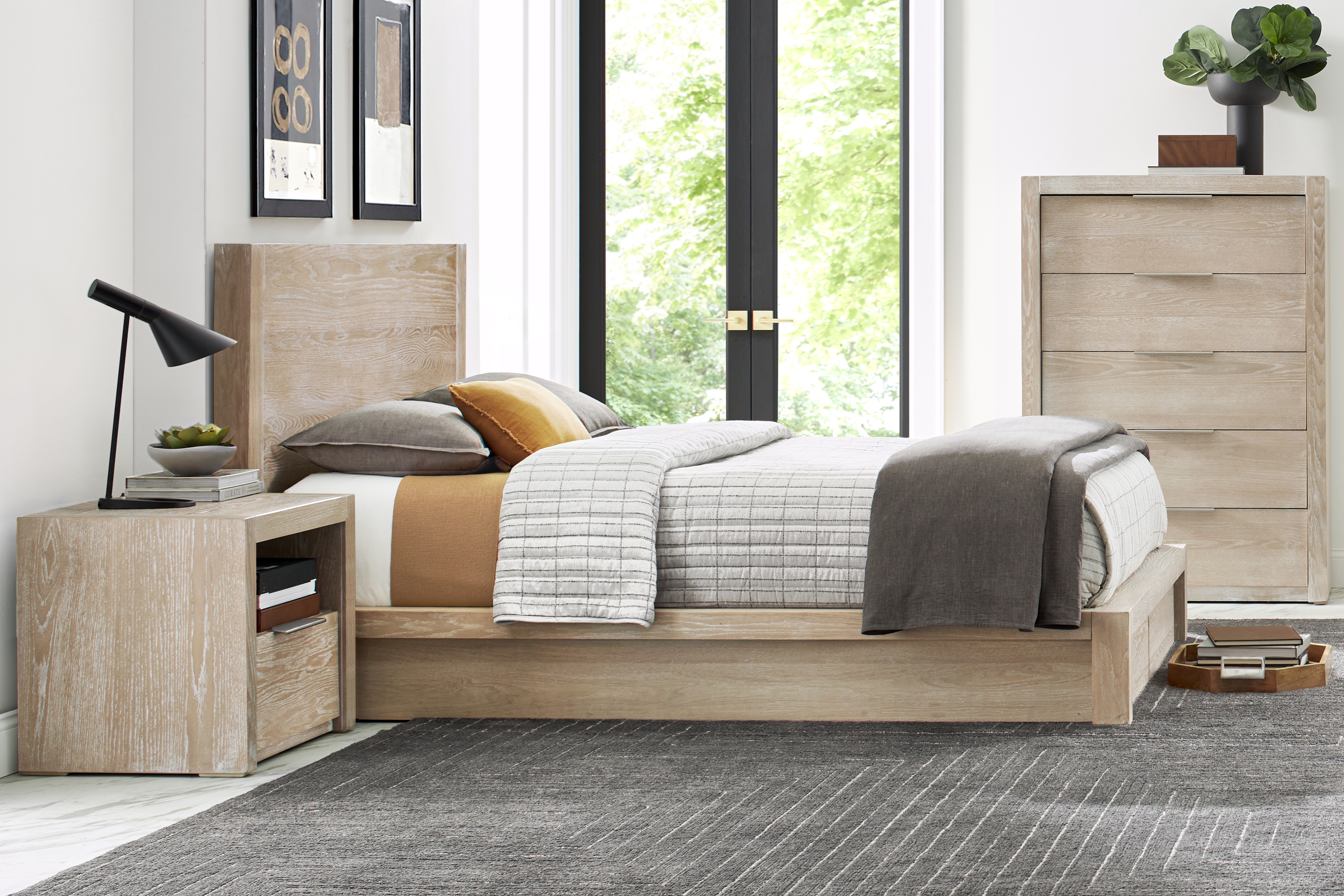 Easton Park Natural 5 Pc King Storage Bedroom - Thumbnail - Image 1