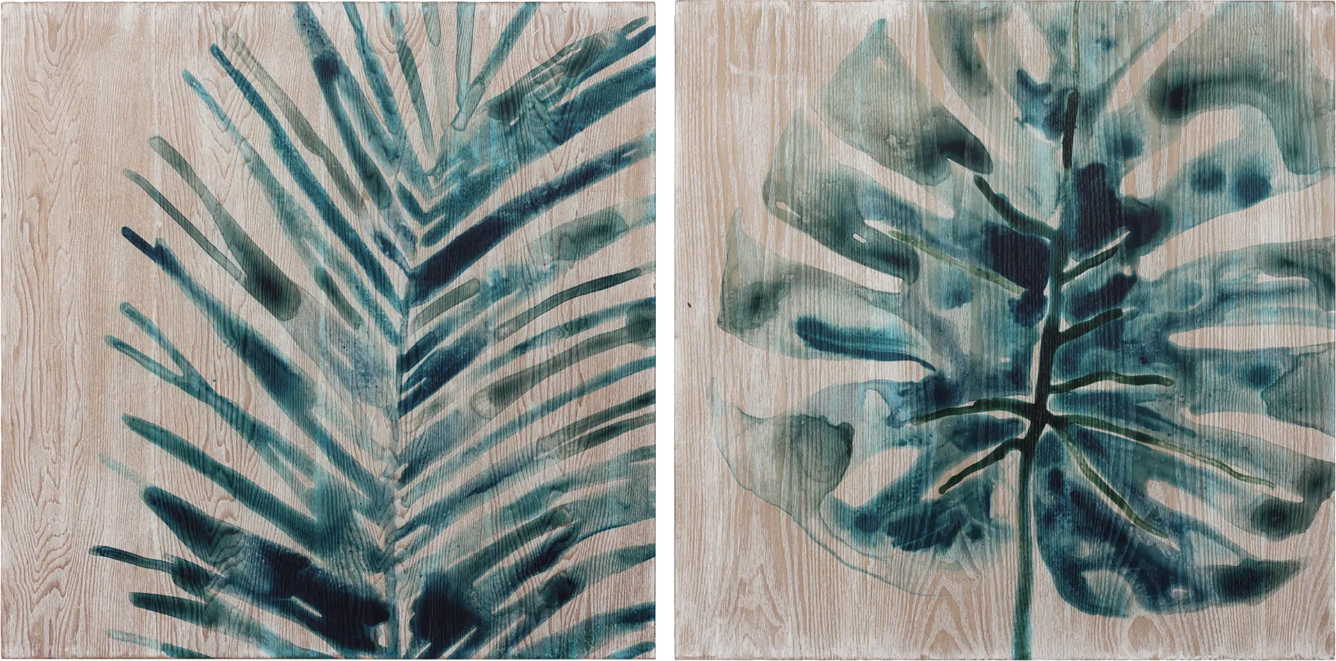 Zozobra Blue Artwork, Set of 2 - Image 1