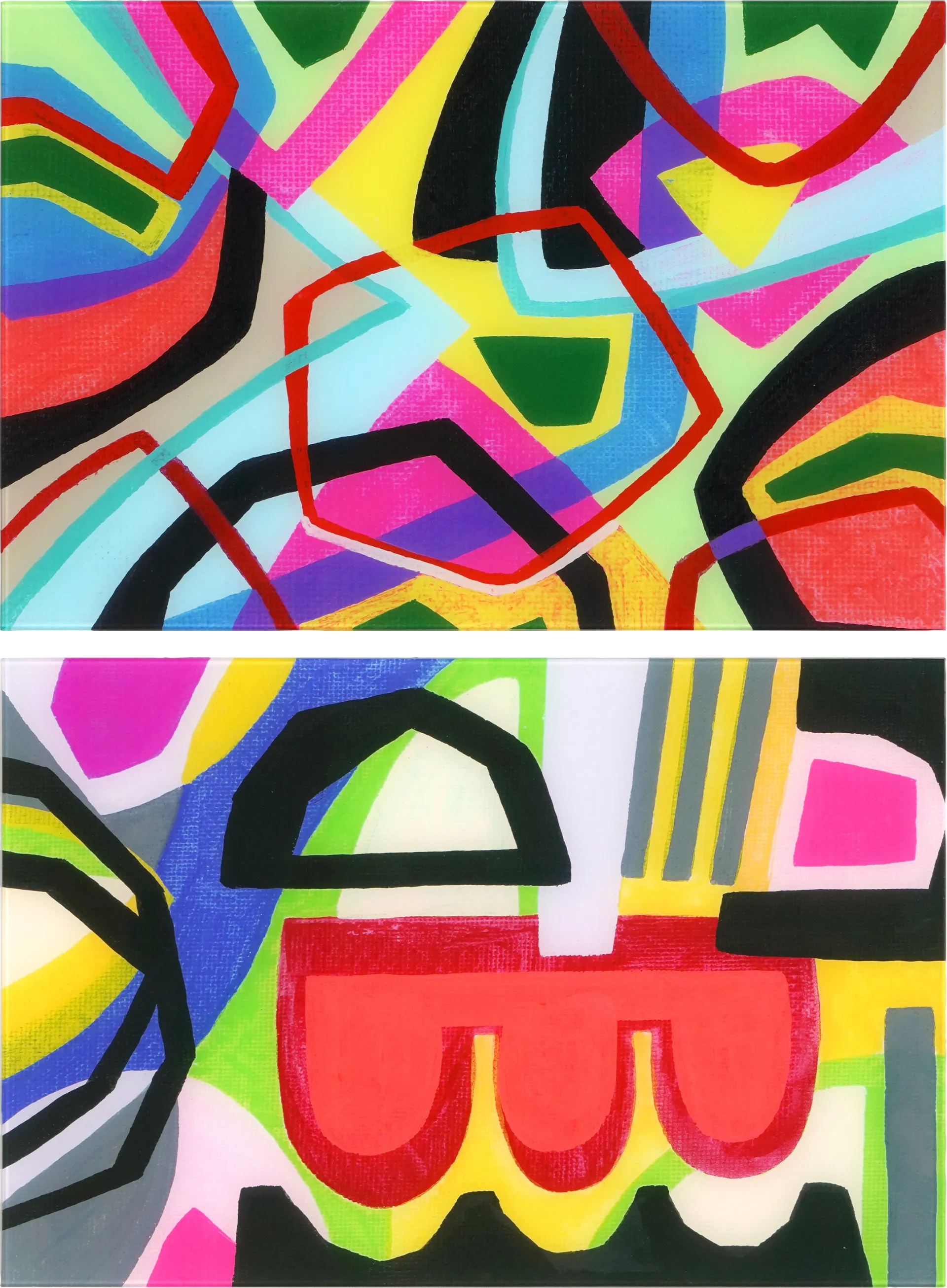 Leebarry Multi Artwork, Set of 2 - Image 1