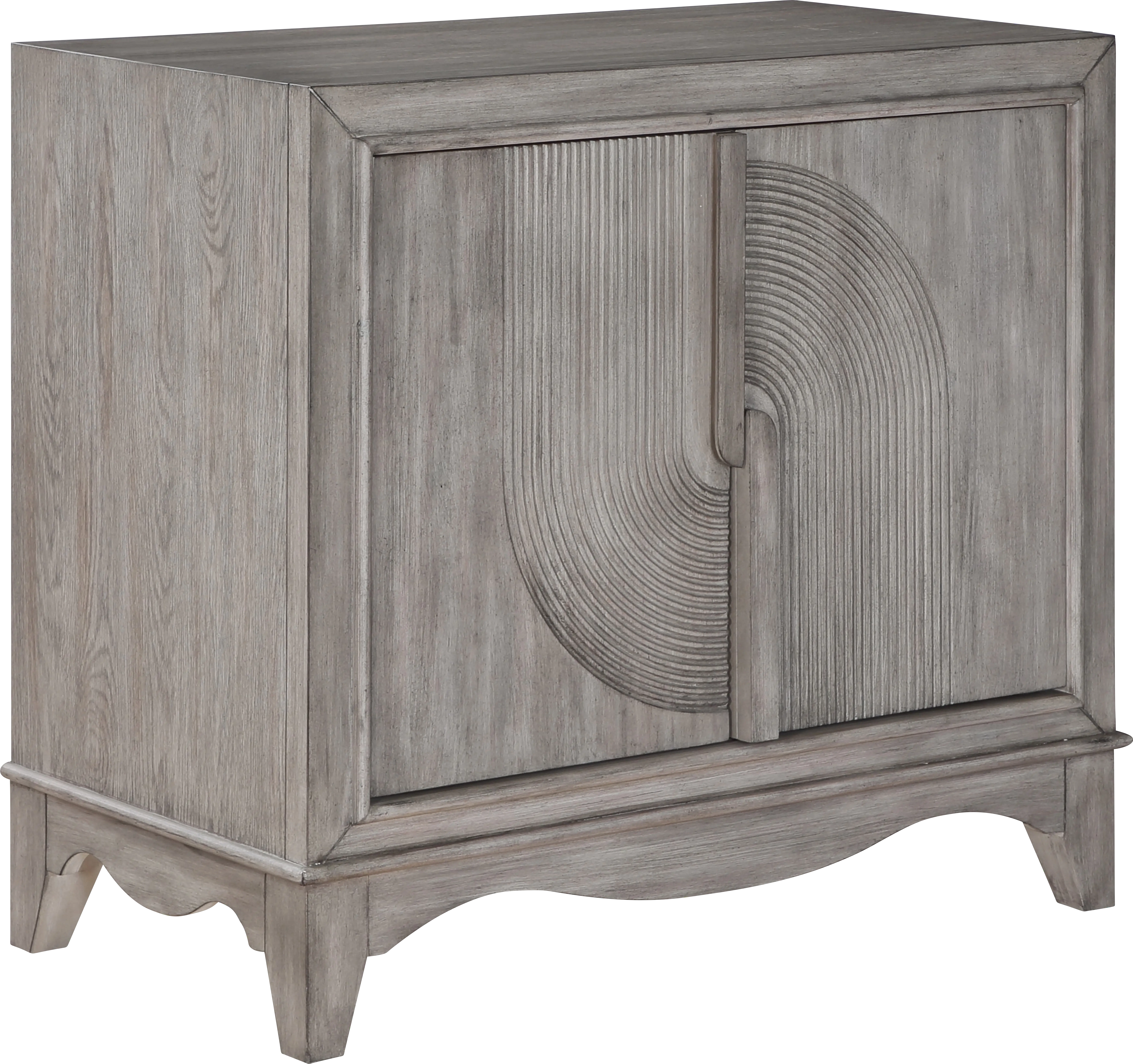 Springpine Gray Accent Cabinet