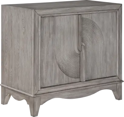 Springpine Gray Accent Cabinet