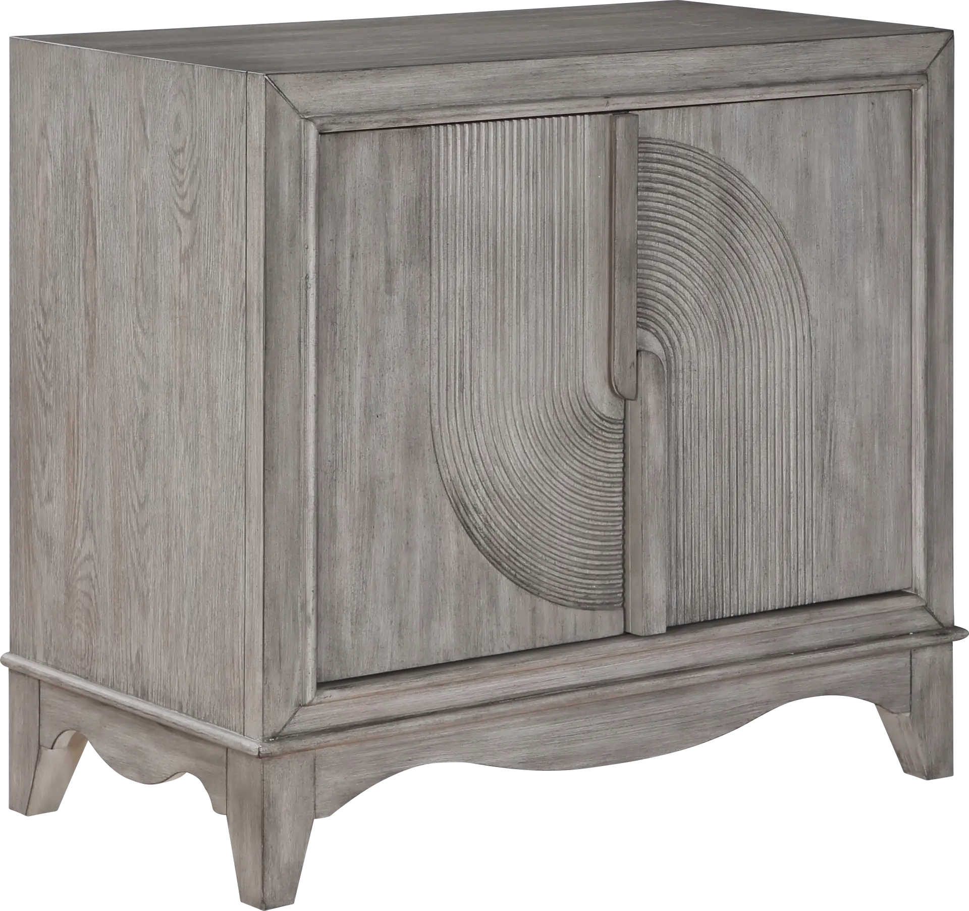 Springpine Gray Accent Cabinet