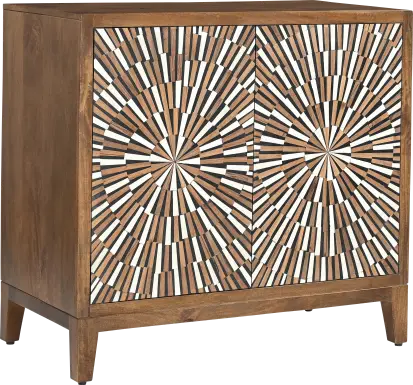Darque Natural Accent Cabinet