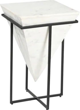 Watchells White Accent Table
