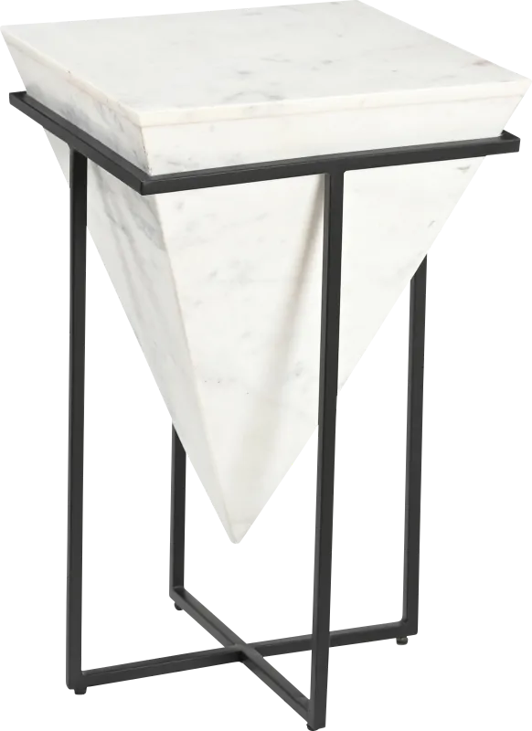 Watchells White Accent Table