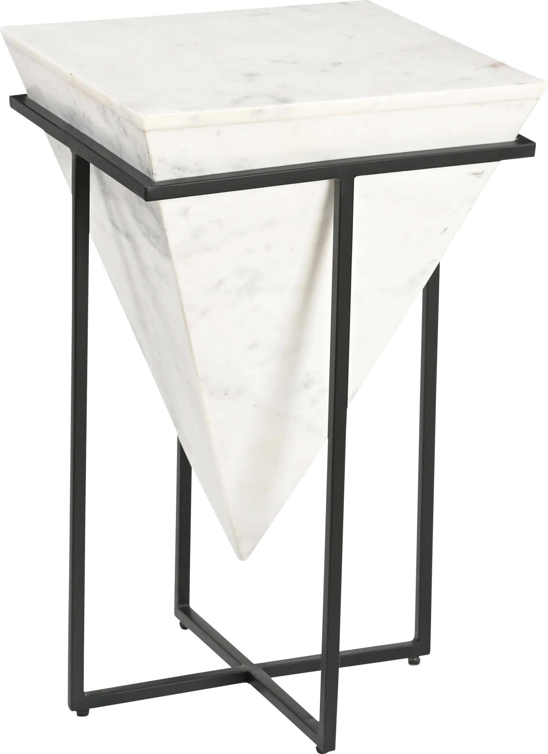 Watchells White Accent Table