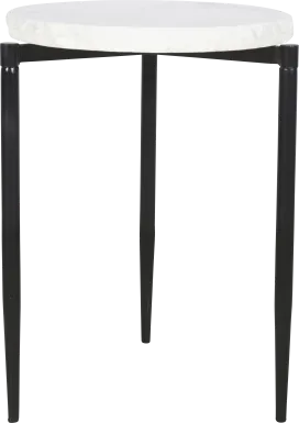 Randerson White Accent Table