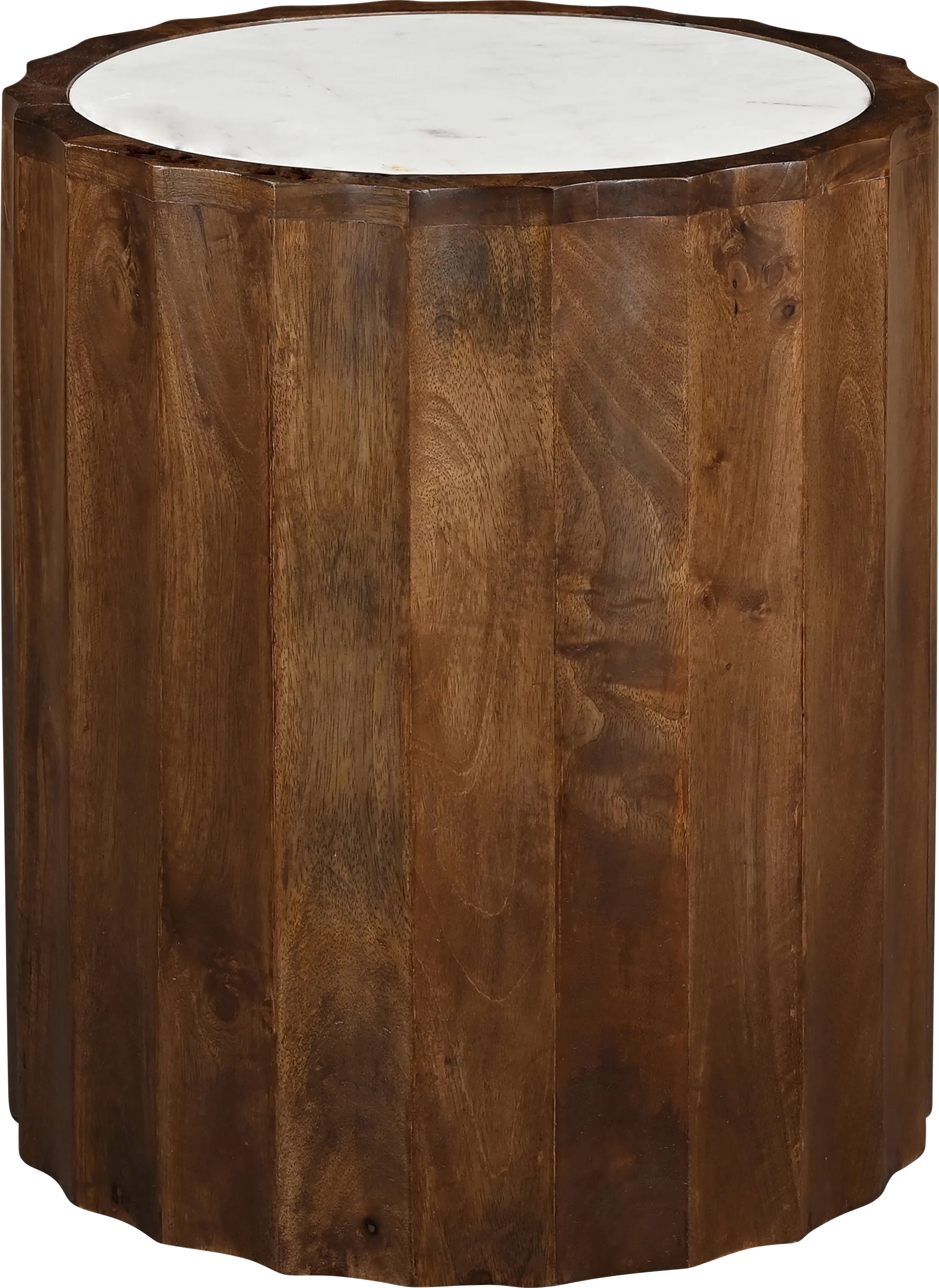 Stinsonville White End Table - Image 1