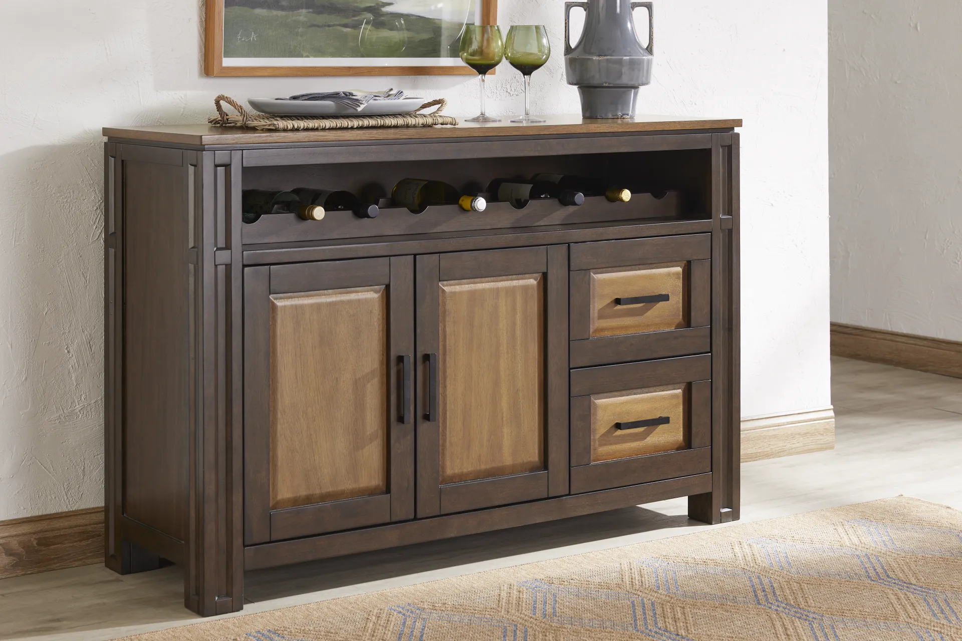 Coventry Dark Brown Server - Image 3