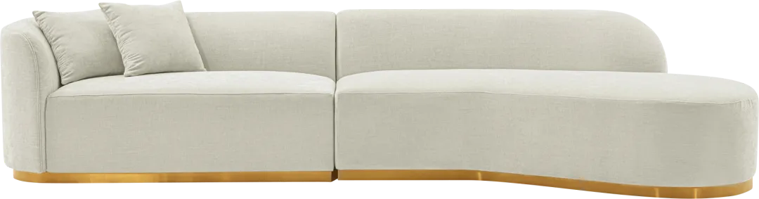 Cawdor Ivory 2 Pc Sectional