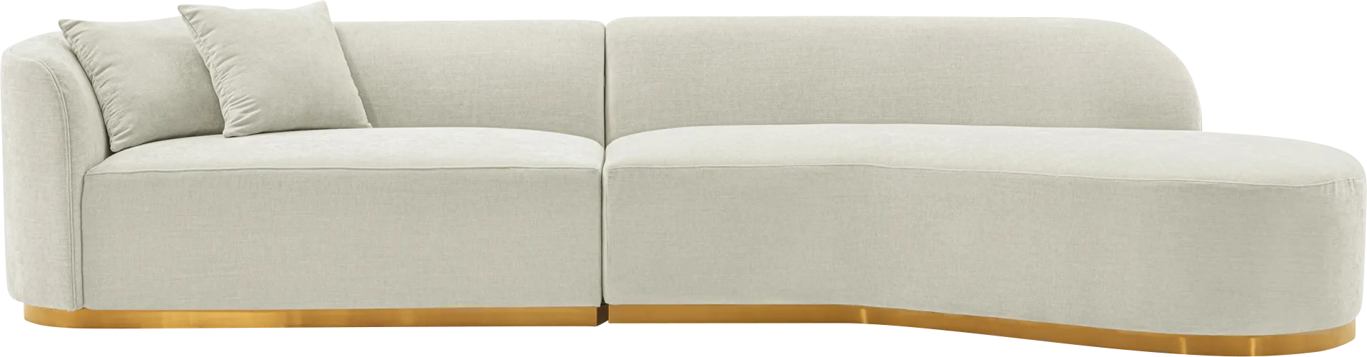 Cawdor Ivory 2 Pc Sectional