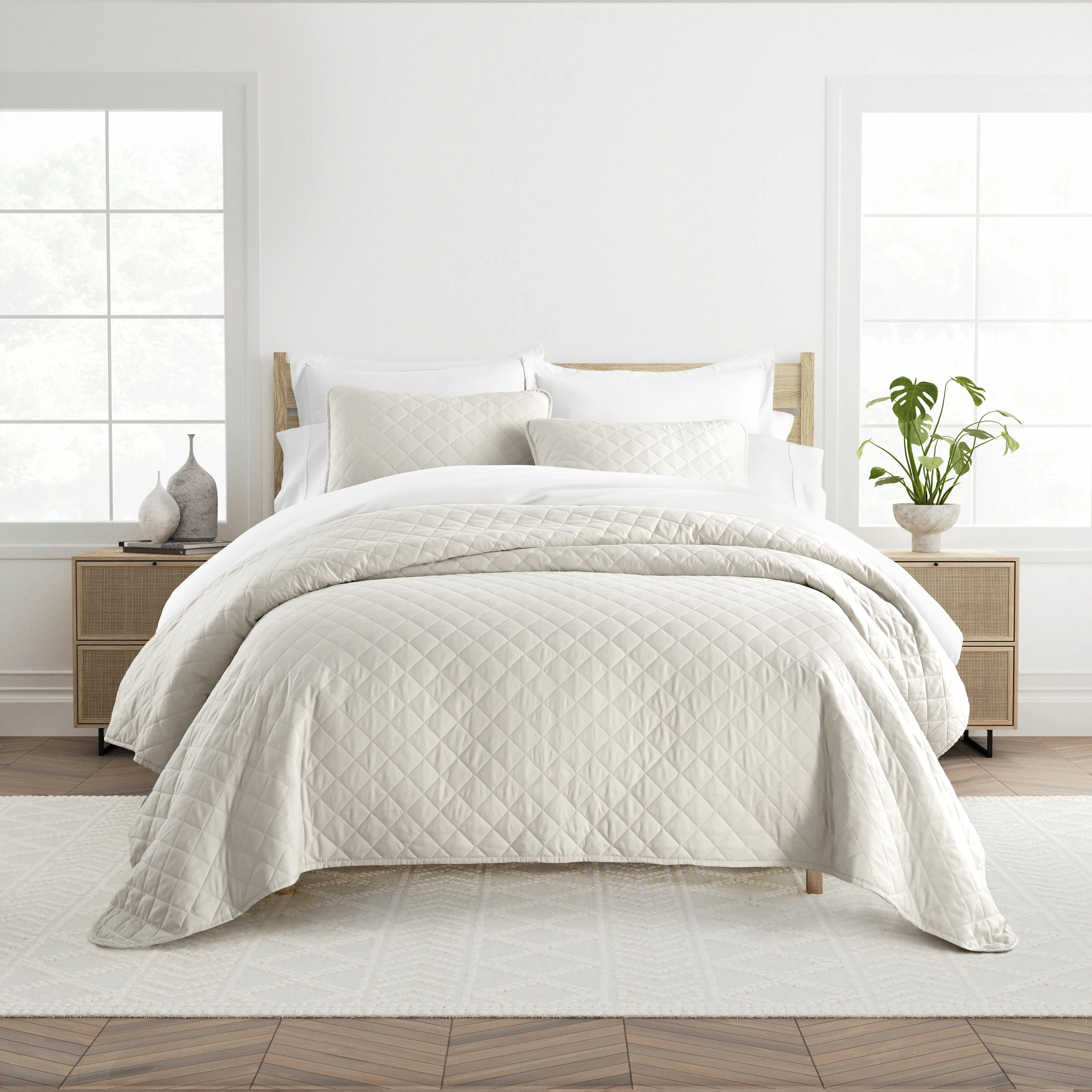 Lulldale Natural 2 Pc Twin Quilt Set - Thumbnail - Image 2