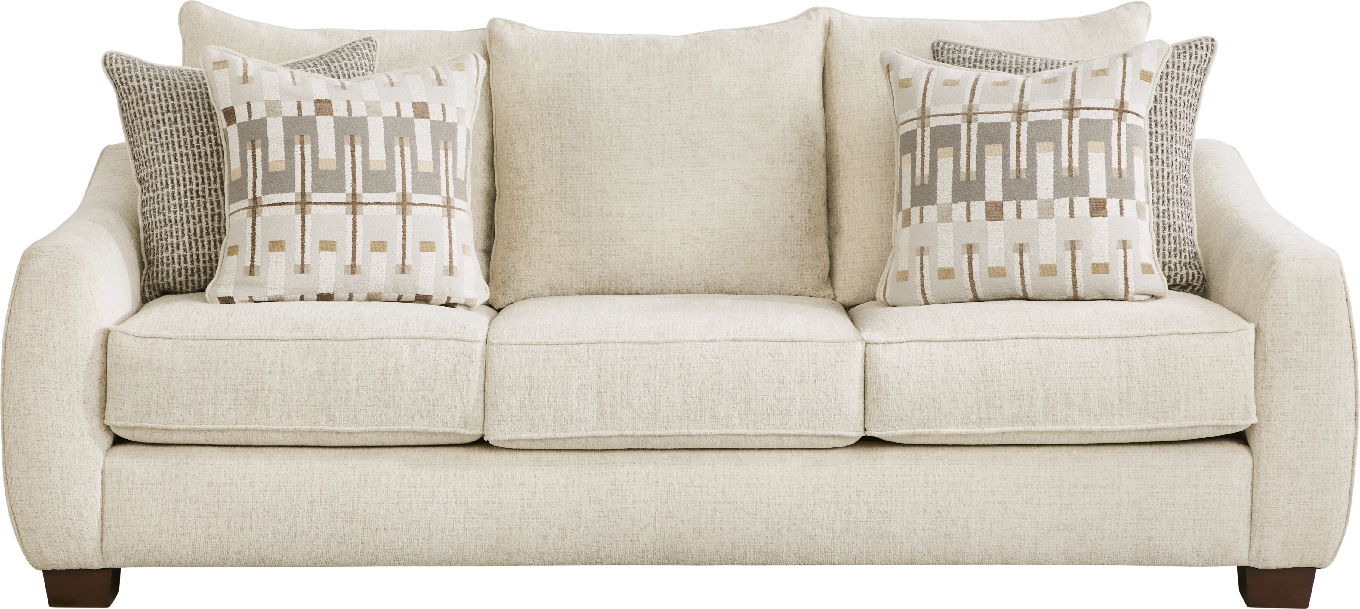 Fallon Ivory Sleeper Sofa - Thumbnail - Image 1