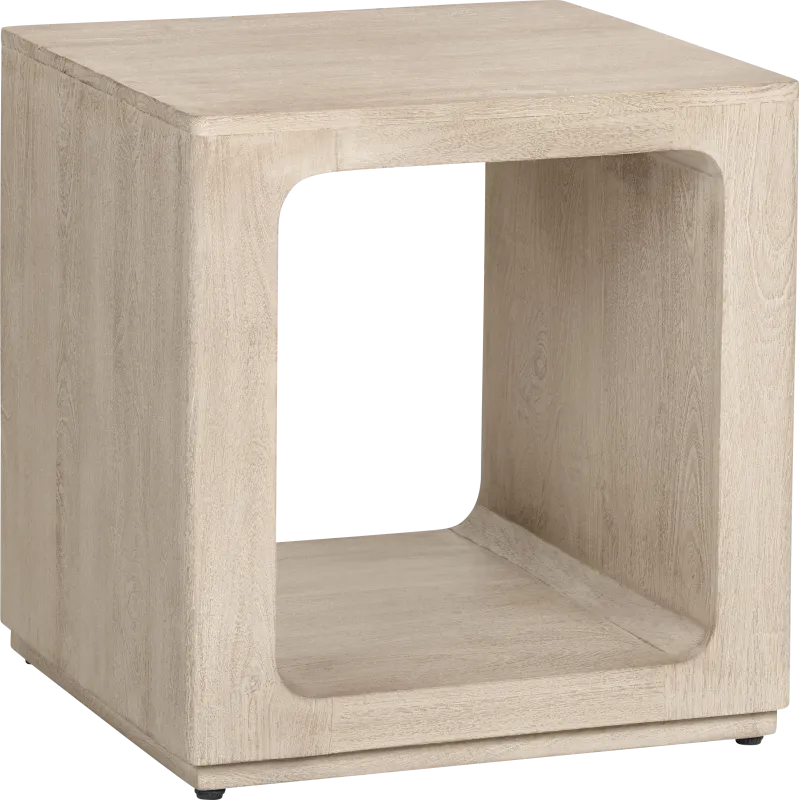 Stonecrop Beige End Table