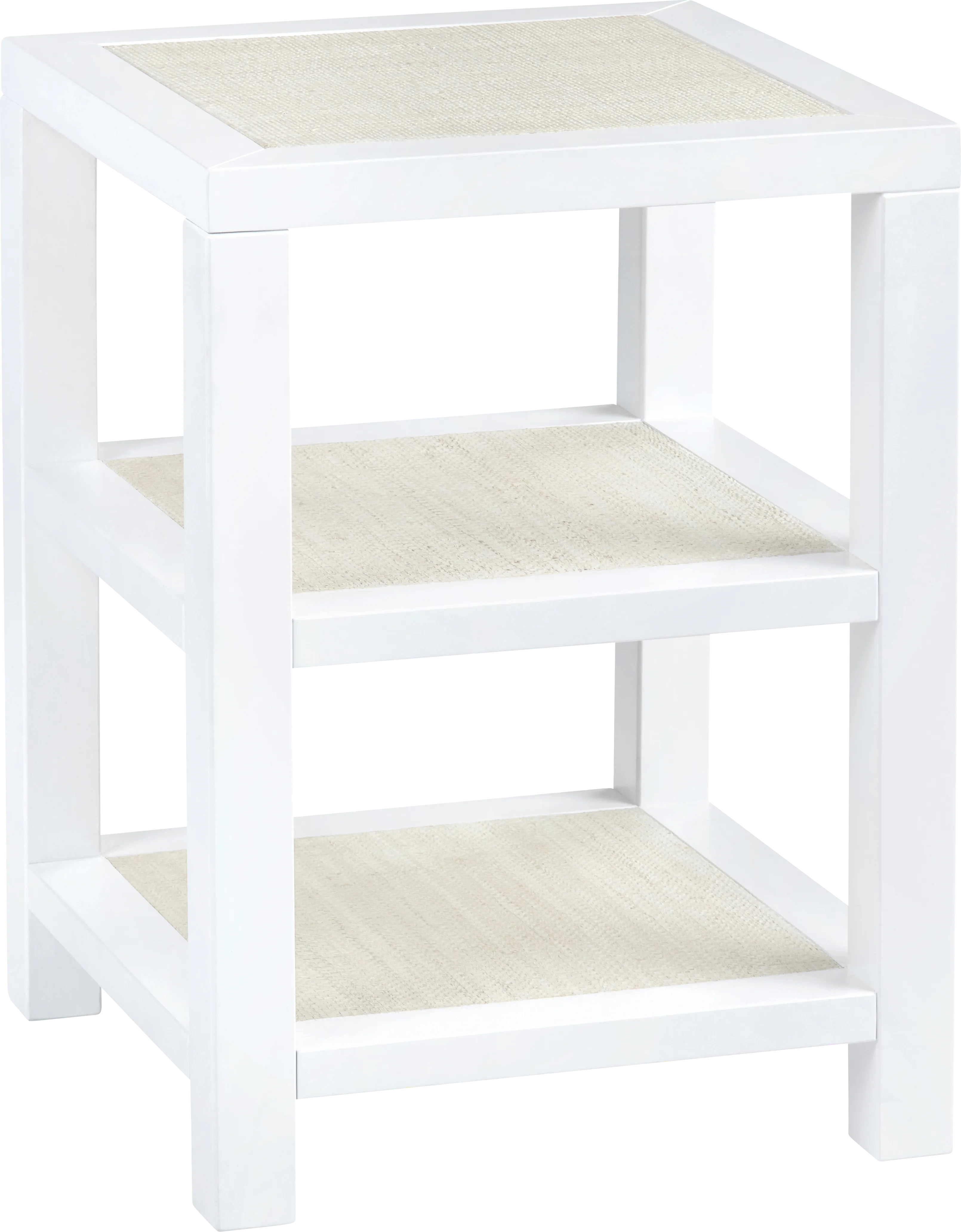 Parkmont White Accent Table - Thumbnail - Image 1