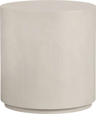 Erkium Beige End Table