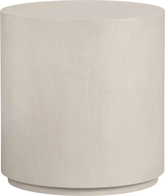 Erkium Beige End Table