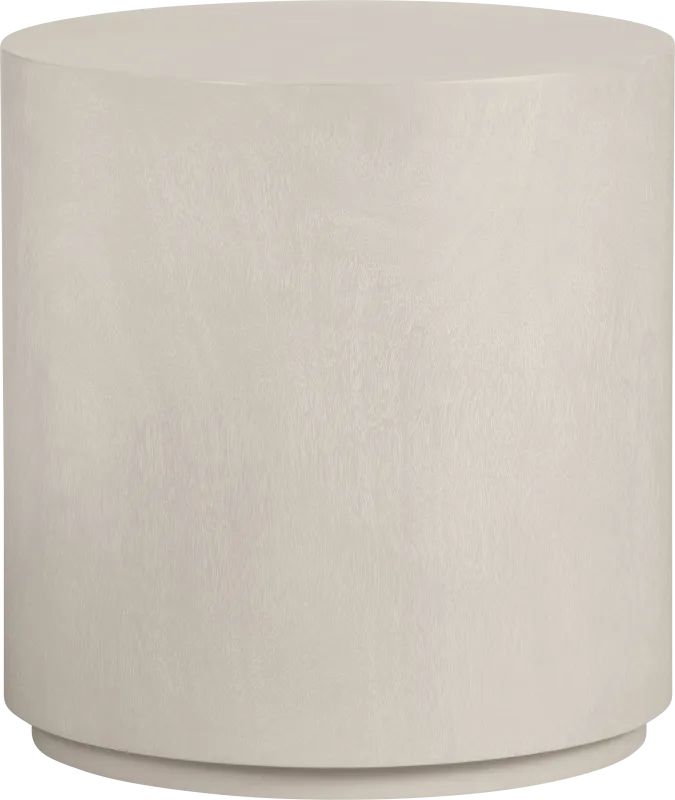 Erkium Beige End Table