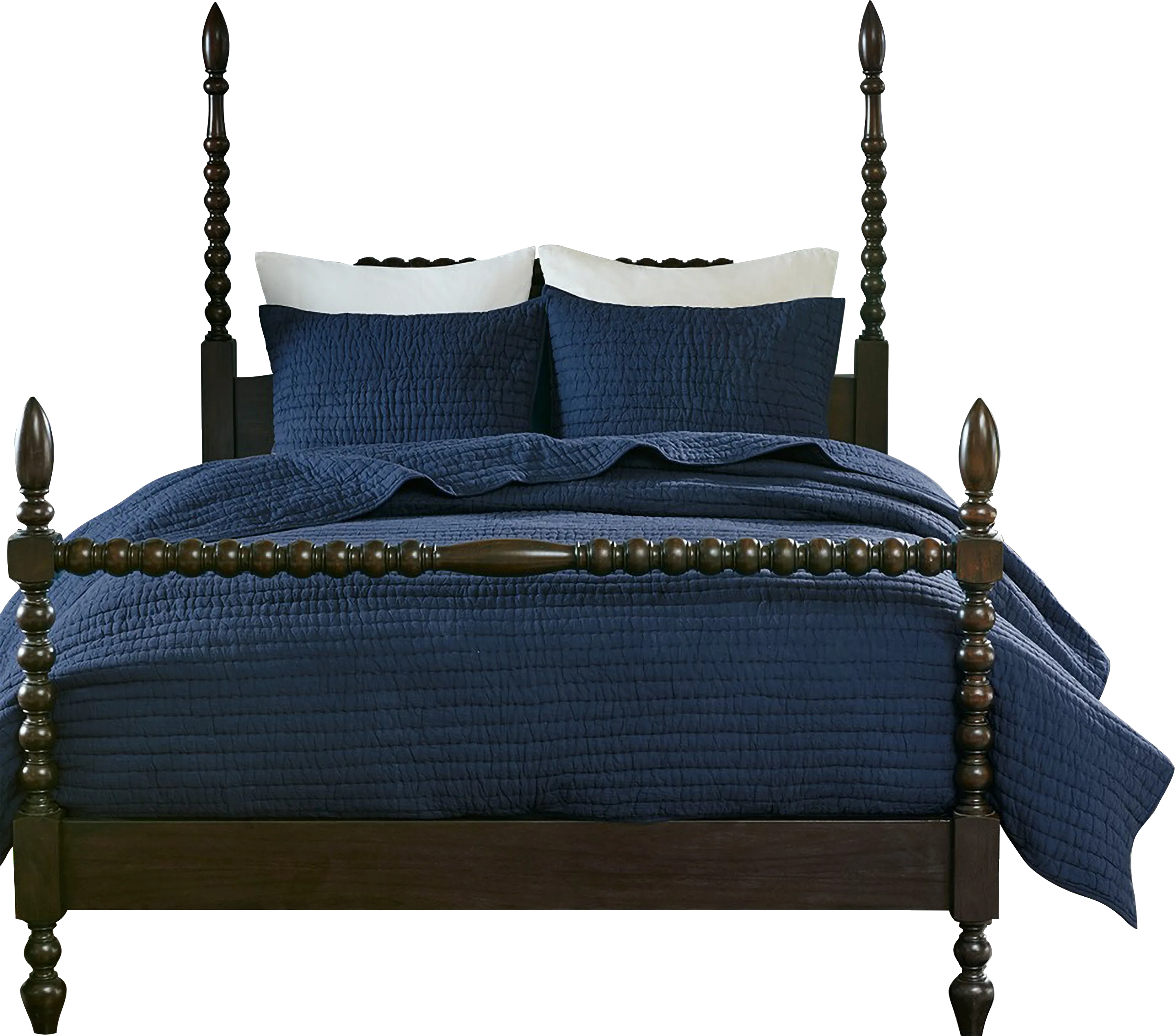 Dariox Blue 3 pc King Quilt Set - Thumbnail - Image 1