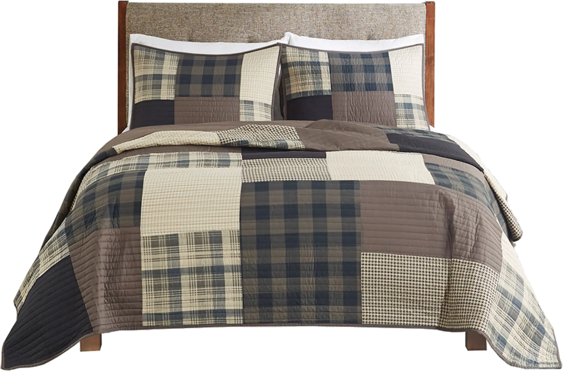 Acsel Brown King/ Cal King Quilt Set