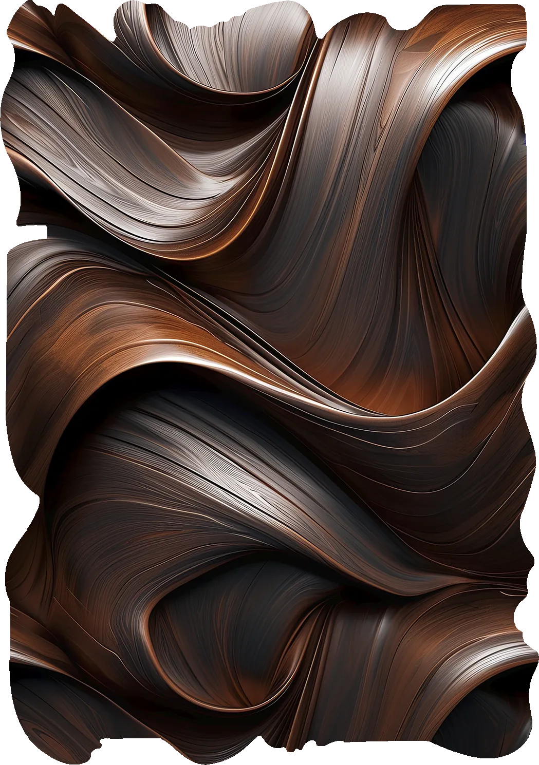 Polvadera Brown Artwork - Image 1
