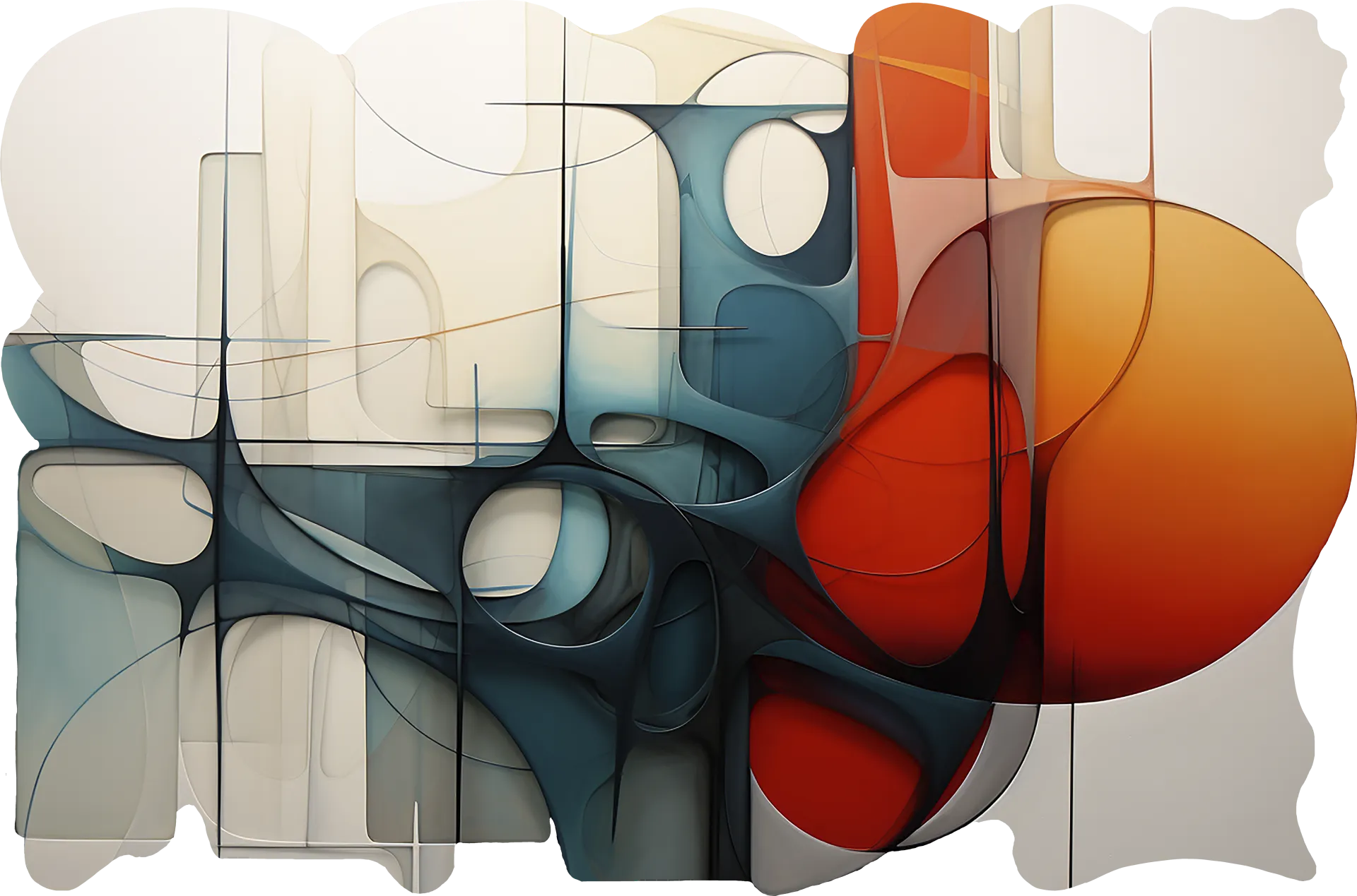 Achcom Orange Artwork - Image 1