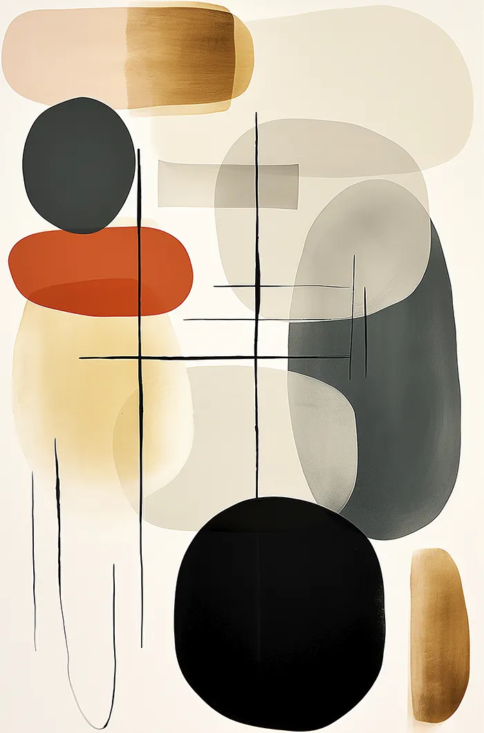 Bidefore Beige Artwork - Image 1