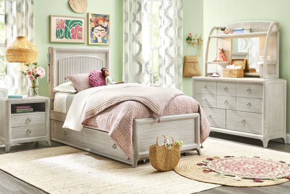 Kids Vivien Wirebrush Gray Hutch