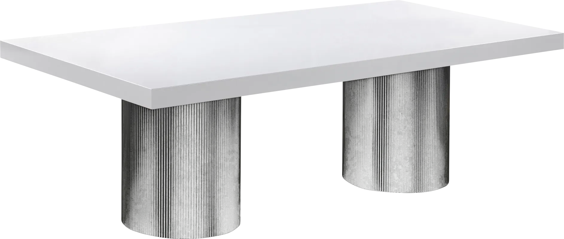 Byllesby White Dining Table
