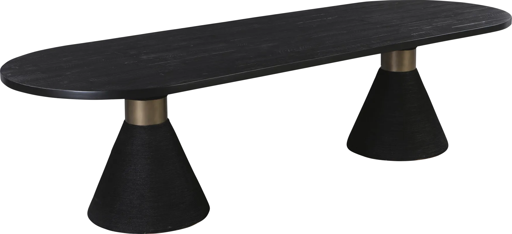 Gasteiger Black Oval Dining Table